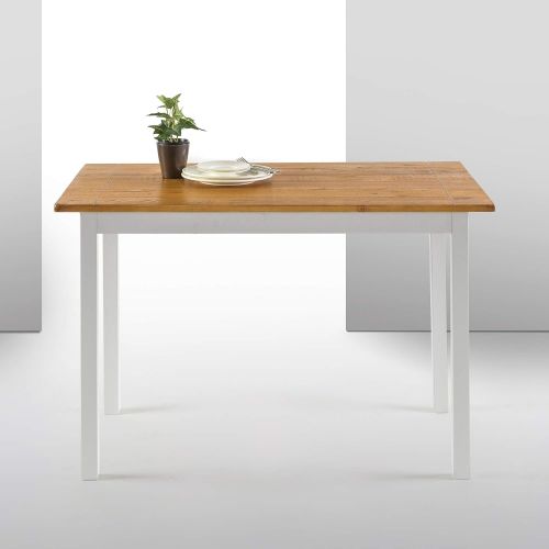  Zinus Becky Farmhouse Wood Dining Table / Table Only