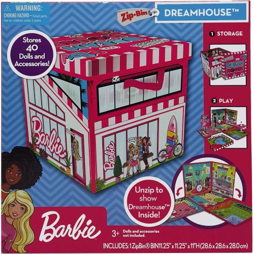  Neat-Oh Barbie ZipBin 40 Doll Dream House Toy Box & Playmat