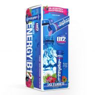 Zipfizz Healthy Energy Drink Mix, Hydration with B12 and Multi Vitamins, Blueberry Raspberry, 20 Count