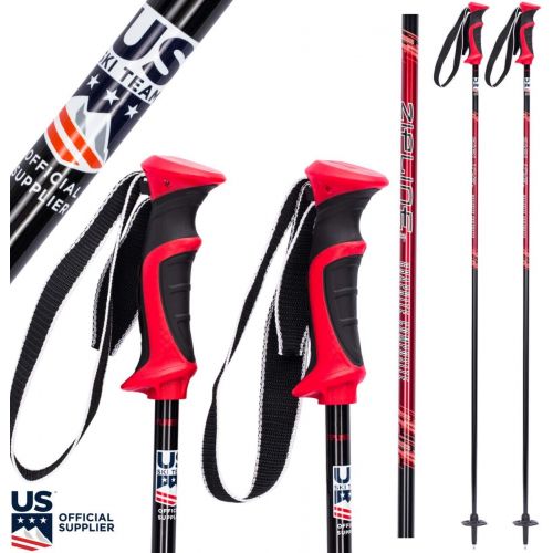  Zipline Ski Poles Carbon Composite Graphite Lollipop- U.S. Ski Team Official Supplier