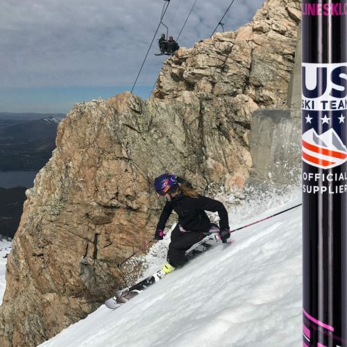  Zipline Ski Poles Carbon Composite Graphite Lollipop- U.S. Ski Team Official Supplier