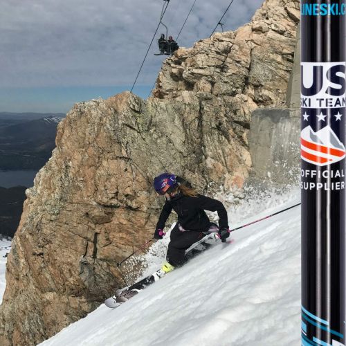  Zipline Ski Poles Carbon Composite Graphite Lollipop- U.S. Ski Team Official Supplier