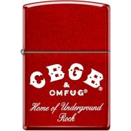 CBGB & OMFUG Zippo Lighters (Metallic Red - Home of Underground Rock)