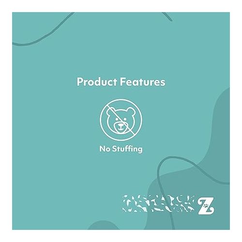  ZippyPaws Skinny Peltz - Fox, Raccoon, & Squirrel - No Stuffing Squeaky Dog Toys, Unstuffed Chew Toy for Small & Medium Breeds, Bulk Multi-Pack of 3 Soft Plush Toys, Flat No Stuffing Puppy Toys - 18