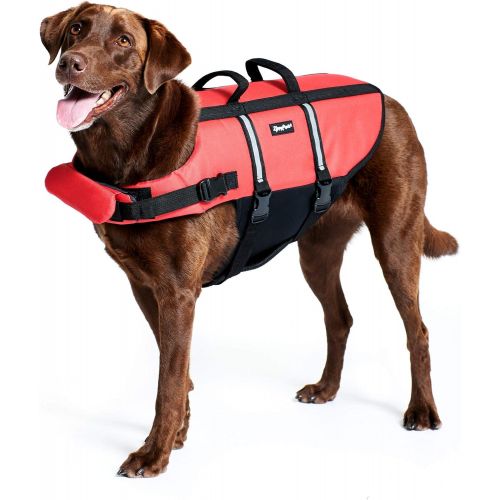  ZippyPaws - Adventure Life Jacket for Dogs - Red - 1 Life Jacket