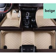 Zisedehai zisedehai Custom Fit XPE Leather 3D Full Surround Waterproof Car Floor Mats for Honda Civic Accord CRV HRV Before After Lining Waterproof pad(Beige)