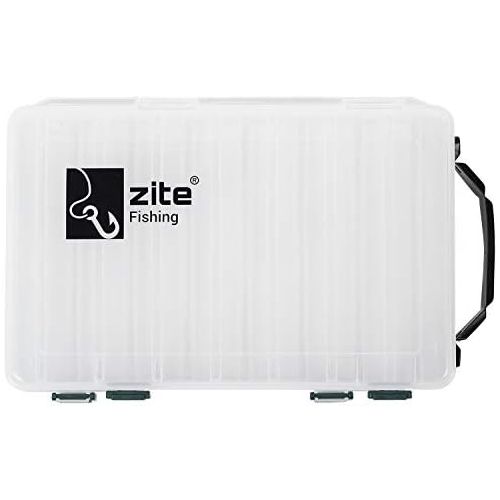  [아마존베스트]Zite Fishing Fishing Box Set - 3 Pieces Tackle Boxes 27 cm 2 Sided Plastic Box Bait Box Fishing Bait Hard Bait Box