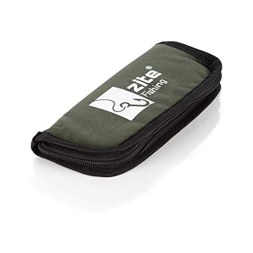  [아마존베스트]Zite Fishing Trout Spoon Pencil Case - 18 x 8.5 cm Trout Blinker Case Bag - For Ultra-Light Trout Baits