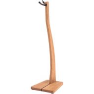 Zither Handcrafted Wood Violin or Viola Stand with Bow Holder - Cherry