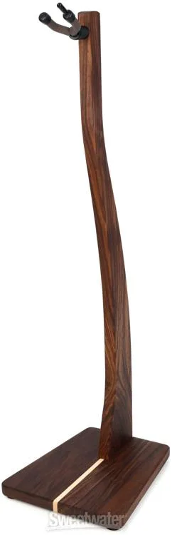  Zither Handcrafted Wood Violin or Viola Stand with Bow Holder - Walnut