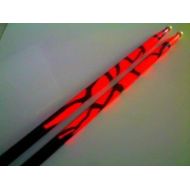 Zizaz Neon Red Drumsticks Drum Sticks