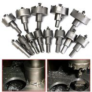 [아마존핫딜]Zjchao 13Pcs 16mm-53mm Edelstahl Hartmetall Spitze TCT Metall Bohrer, Bohrloch Sage Set