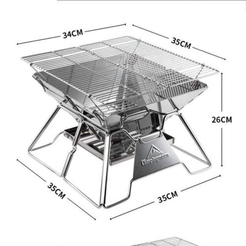  Zjnhl Family Gathering/Small Barbecue Easy Barbecues Set Light BBQ Grill Barbecue Outdoor BBQ Camping Picnic BBQ Outdoor Barbecue Supplies