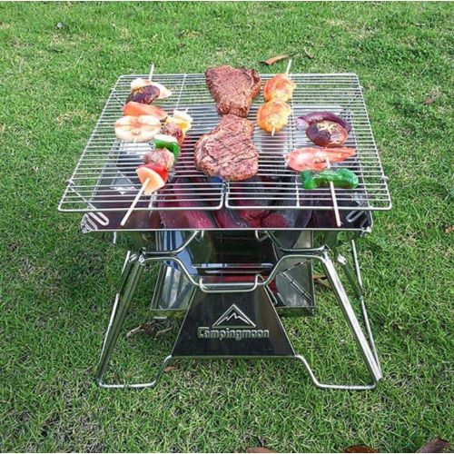  Zjnhl Family Gathering/Small Barbecue Easy Barbecues Set Light BBQ Grill Barbecue Outdoor BBQ Camping Picnic BBQ Outdoor Barbecue Supplies