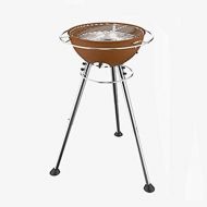 Zjnhl Family gathering / small barbecue Easy Barbecues Tool Set Round Grill Stainless Steel Tool Charcoal Grill 3-5 People for Picnic Use Full Accessories Foldable Courtyard BBQ Outdoor