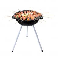 Zjnhl Family Gathering/Small Barbecue Outdoors Easy Barbecues Tool Set Cooking Area ?47.5cm Leisure Round Desk BBQ Grill for Parties Picnics Camping Outdoor Barbecue Supplies