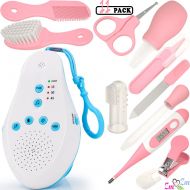 ZmZm Deep Sleep and Grooming Kit for Newborns, Infants & Toddlers. Smart Interactive Soother with Cry Sensor & Healthcare Kit (Bundle-11 Items:1 Baby Soother + 10 Pcs Baby Nursery