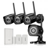 Zmodo Wireless Security Camera System - 4 720p HD Camaeras, WiFi Extender and 2 DoorWindow Sensors