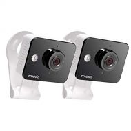 Zmodo 1080p Wireless Two-Way Audio Smart Home Security Surveillance IP Camera (2 Pack) with Night Vision