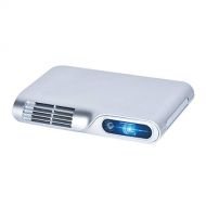 Zmsdt Mini Projector Supports 1080P, WiFi, Bluetooth, Portable Projector with Auto Focus/Keystone Correction for Home Theater and Backyard Projection