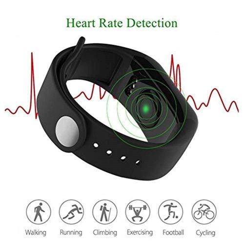  Znshx Smart Wristband Smart Band F1 Blood Pressure Smart Bracelet Heart Rate Monitor Sport Fitness Tracker Ip67 Waterproof Smart Wristband Pedometer Fitness Trackers (Color : Blue)