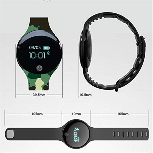  Znshx Smart Wristband Fitness Tracker Heart Rate Fitness Wristband Smart Watch Waterproof Smart Bracelet Fitness Trackers (Color : A2)