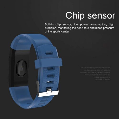  Znshx Smart Wristband Fitness Tracker HR Activity Tracker Watch with Heart Rate Monitor IP67 Waterproof Smart Bracelet as Calorie Counter Pedometer Watch Fitness Trackers (Color :