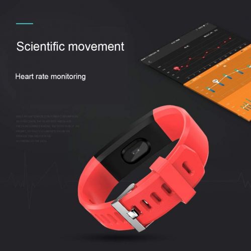  Znshx Smart Wristband Fitness Tracker HR Activity Tracker Watch with Heart Rate Monitor IP67 Waterproof Smart Bracelet as Calorie Counter Pedometer Watch Fitness Trackers (Color :