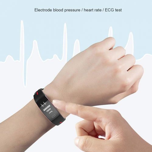  Znshx Smart Wristband Fitness Tracker HR Waterproof Color Screen Activity Tracker Heart Rate Blood Pressure Monitor Smart Wristband Fitness Trackers (Color : A4)