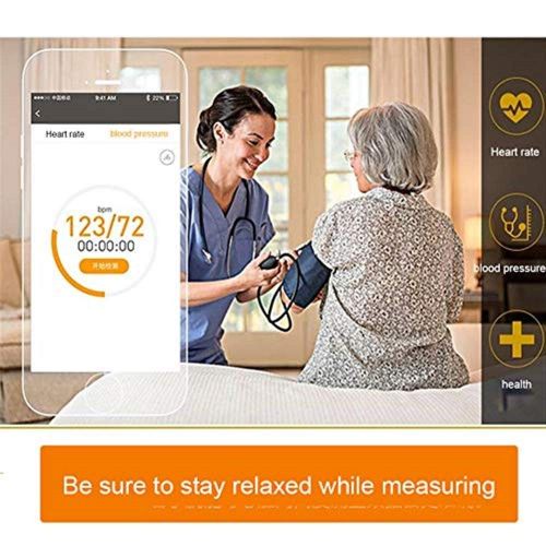  Znshx Smart Wristband Smart Wristbands for Elderly SOS Bracelet GPS Smartband Heart Rate Blood Pressure Smart Band Activity Fitness Watch Band Fitness Trackers (Color : Black)