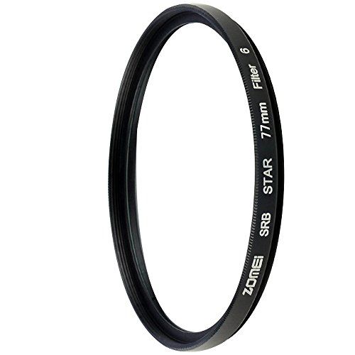  Zomei 6 Points Star Filter for Canon Nikon Cameras-77mm