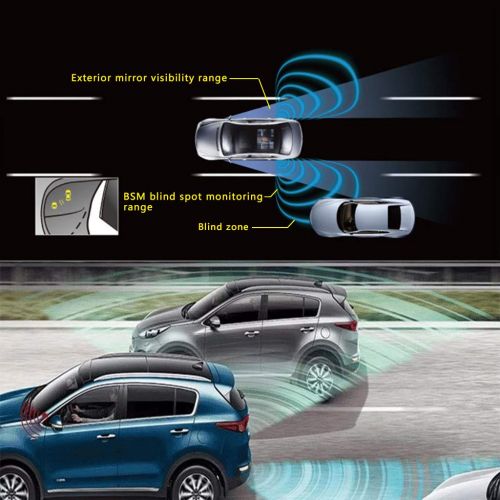  Zobeen zobeen Car Blind Spot Monitoring BSD BSA BSM Radar Detection System Microwave Sensor Assistant Car Driving Security