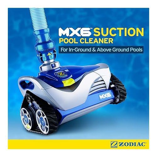  Zodiac MX6 Automatic Suction-Side Pool Cleaner Vacuum for In-ground Pools