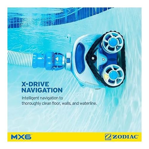  Zodiac MX6 Automatic Suction-Side Pool Cleaner Vacuum for In-ground Pools