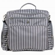 Zohzo Aldridge Diaper Backpack - Diaper Bag with Changing Pad, Insulated Pockets, Wipes Pocket, Waterproof Material, Stroller Straps, and Shoulder Strap (Gray)