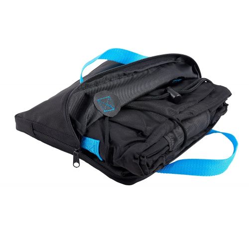  Zohzo Car Seat Travel Bag - Drawstring Bag for Air Travel (Black)