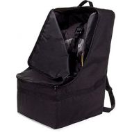 Car Seat Travel Bag - Adjustable Padded Backpack for Car Seats (Black)
