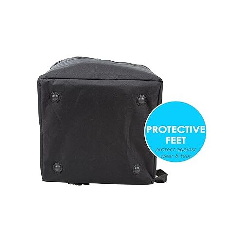  Car Seat Travel Bag - Adjustable Padded Backpack for Car Seats (Black)