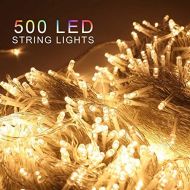[아마존핫딜][아마존 핫딜] Zoic ZOIC 500 LED Christmas Wedding Party Fairy String Lights Lamp 100 Meters (328 feet) 8 Modes 31V Memory Function Warm White