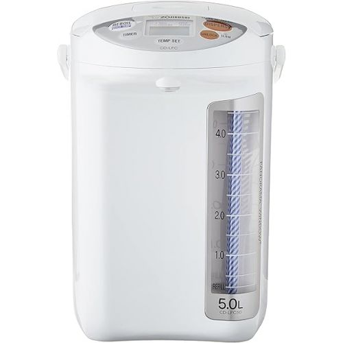  Zojirushi CD-LFC50 Panorama Window Micom Water Boiler and Warmer (169-ounce, 5.0-Liter, White)