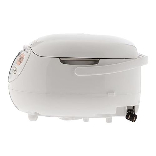  Zojirushi NS-ZCC10 5-1/2-Cup Neuro Fuzzy Rice Cooker and Warmer, Premium White