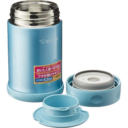  Zojirushi SW-EAE50AB Stainless Steel Food Jar, 17-Ounce/0.5-Liter, Aqua Blue