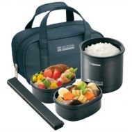 Zojirushi Thermal Lunch Box BENTO BAKO | SZ-MA03-BF Black (Japan Import)