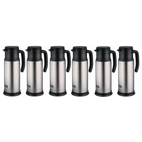  Zojirushi SH-MAE10 Stainless Vacuum Creamer/Dairy Server, Stainless, 6 PACK