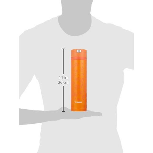  Zojirushi water bottle stainless steel mug 600ml Vivid Orange Quick & Easy open lock SM-XC60-DV