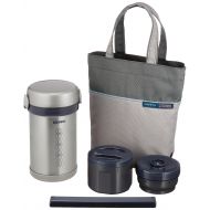 Zojirushi Thermal Stainless Lunch Box BENTO BAKO SL-NC09-ST (Japan Import)