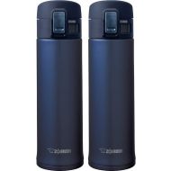 Zojirushi SM-KHE48AG Stainless Steel Mug, 16-Ounce, Smoky Blue - 2 Pack