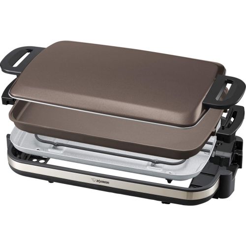  Zojirushi EA-DCC10 Gourmet Sizzler Electric Griddle + Free Cookbook, Oven Mitt and Flipper Tongs