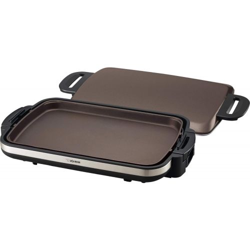  Zojirushi EA-DCC10 Gourmet Sizzler Electric Griddle + Free Cookbook, Oven Mitt and Flipper Tongs