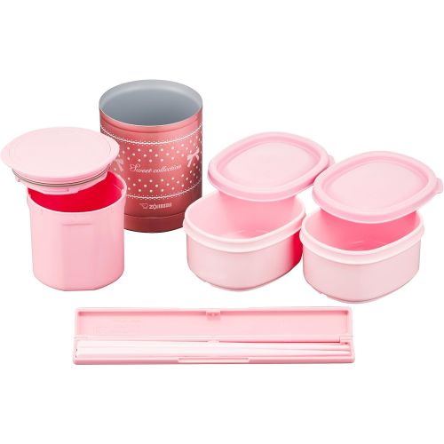  Zojirushi ZOJIRUSHI Thermos Lunch box Bento Jar Thermal SZ-LA02-BZ Pink [Japan Import]